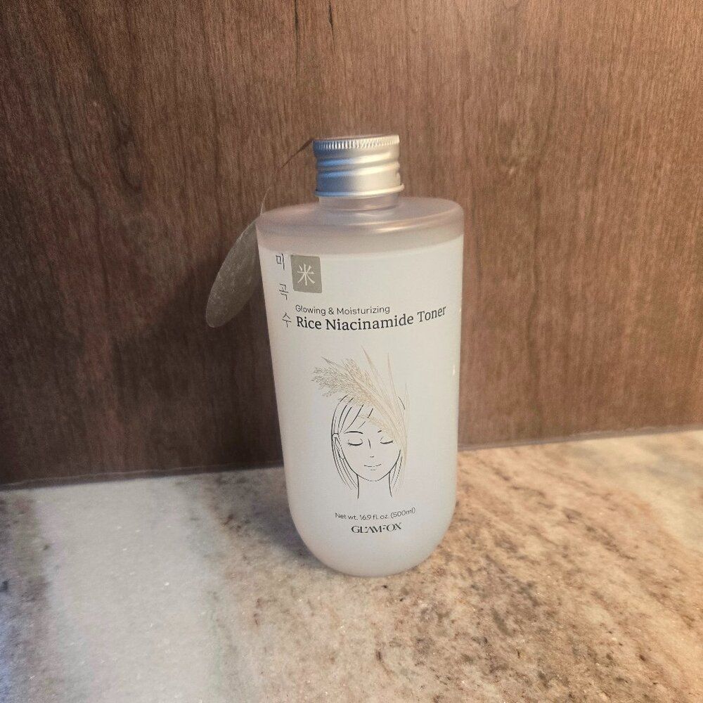 NWT Glamfox Rice Niacinamide Toner